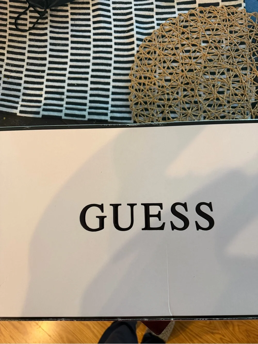 GUESS Black Over-the-Knee Pointed Toe Heeled Boots NWB